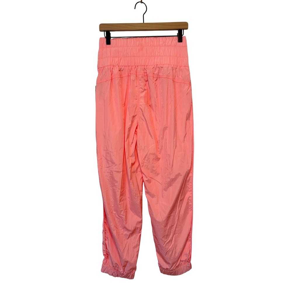 NWT FP Movement Way Home Joggers Neon Papyana Punch Pink High Rise Pants Small - Picture 4 of 7